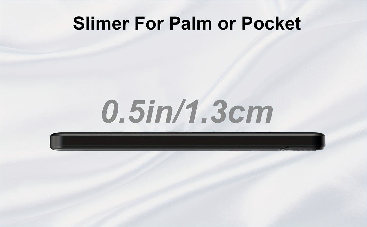 Power Bank 10000mAh 5V for Heated Clothing with PD 22.5W Charging in Black or White Battery Pack