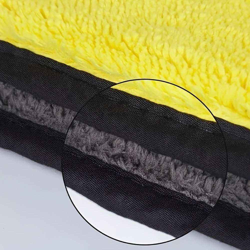 Microfiber Car Cleaning Towels 10pcs – Lint-Free Streak-Free Absorbent Wash & Dry Cloths for Car Exterior, Interior, Glass & Household Detailing