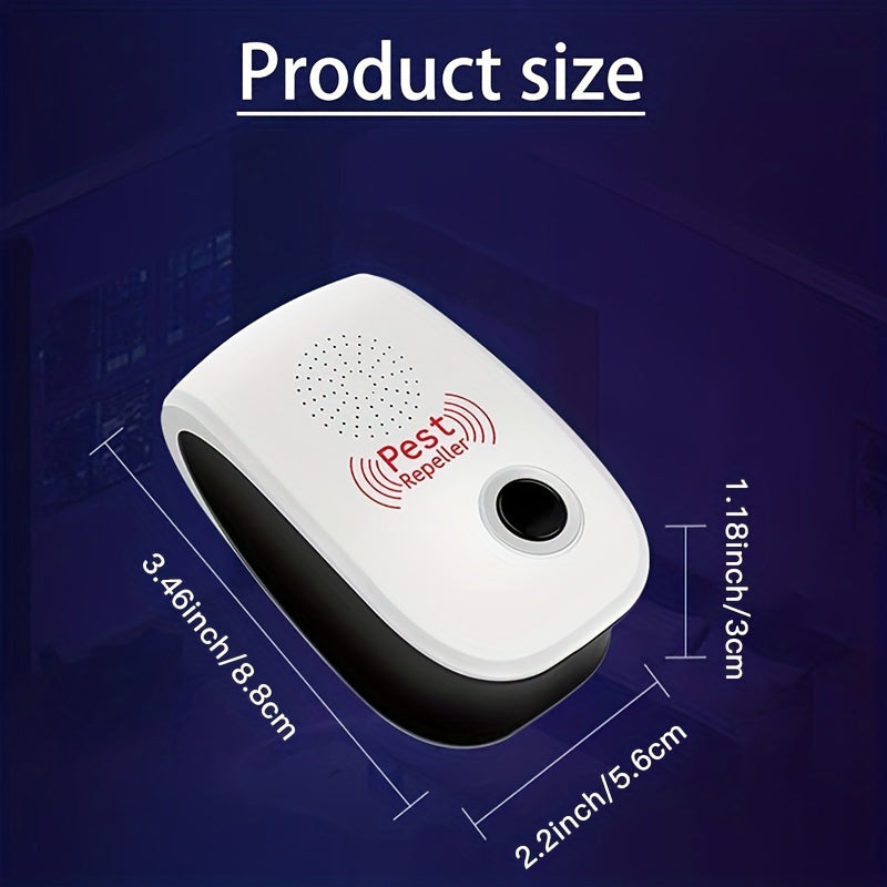 Electronic Rodent Repellent 6 Pack, Auto Frequency Ultrasonic Mouse Repellent Plug In, Indoor Pest Control Device for Home Kitchen Office Warehouse, Upgraded Soundwave Rat Deterrent
