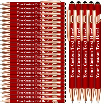30-Pack Ballpoint Stylus Pens with Touchscreen Tips, Comfortable Grips and Seven Color Options