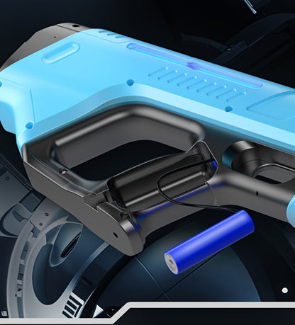 Electric Pulse-Light Water Blaster Bundle with Hard Case, Pictured Goggles and Three Color Choices