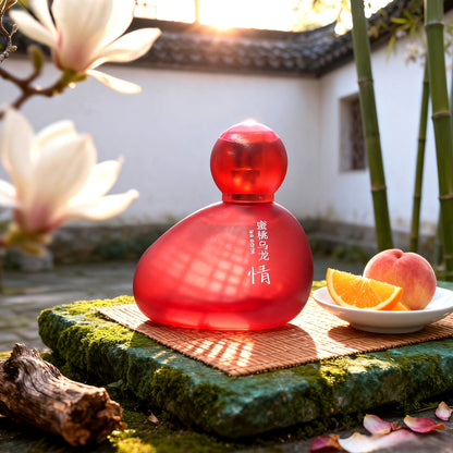 Eau de Toilette White Tea, Jasmine and Peach Fragrance for Women in Four Colored Bottle Styles
