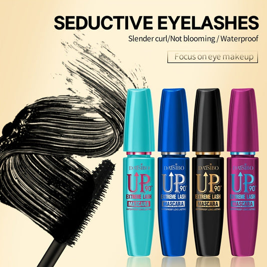 4D Mascara Set 4-Pack Waterproof Volumizing Lengthening Curling Long Lasting Black Mascara for Fuller Thicker Dramatic Lashes Women Makeup