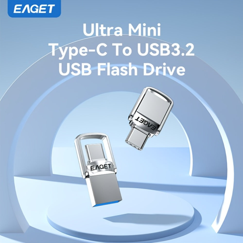 Type-C USB Flash Drive OTG 3.2 High Speed 32GB 64GB 128GB Dual Drive for MacBook iPad Android Smartphone PC Tablet – Plug & Play Thumb Drive for Data Transfer Photo Video Backup Storage