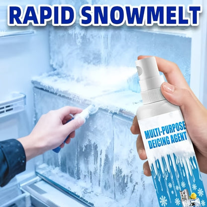 Refrigerator & Freezer De-Icer Spray – Fast Ice Melting & Anti-Freeze Solution for Household Fridges, RV Refrigerators & Freezer Coils, Multi-Purpose De-Icing Agent