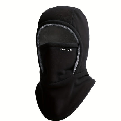 Knit Winter Balaclava with Neck and Ear Coverage in Six Colors for Cycling, Skiing and Outdoor Work