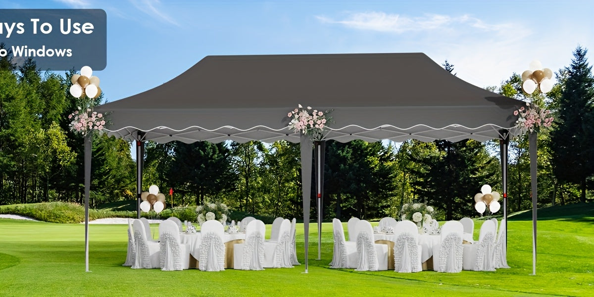 Pop Up Canopy Tent with Sidewalls | Outdoor Party Wedding Backyard
