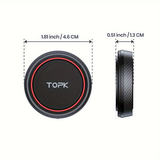 Magnetic Car Phone Mount 2-Pack – 360° Strong Magnet Dashboard Holder, Temperature-Resistant Adhesion, Compatible with iPhone, Samsung, Xiaomi, Huawei & All Smartphones