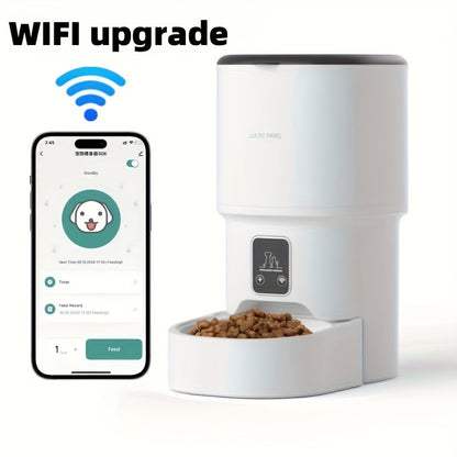 Automatic Pet Feeder – WiFi Remote Control, Detachable & Washable, Large Capacity Smart Food Dispenser for Cats & Dogs, 3 Models Available