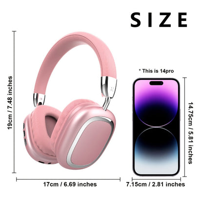 B35 Over-Ear Headphones with Bluetooth 5.3, 40mm Drivers, 90-Degree Rotating Earcups and Five Color or Storage Sets