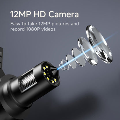 DM9 7-Inch LCD Digital Microscope 1200X 1080P 12MP | 10 Adjustable LED Lights, Super Precise Focus Welding & Coin Microscope for Adults, PC Compatible, STEM Science Gift for Men