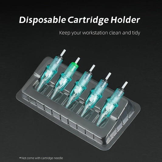 Disposable Tattoo Needle Holders 50Pcs Sterile Single-Use Grip Tubes for Professional & Beginner Tattoo Artists Pre-Sterilized Tattoo Grips Universal Fit Coil & Rotary Machine Tattoo Supplies