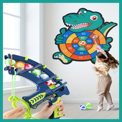 Catapult Sticky Ball Game Set for Kids – Parent-Child Interactive Throwing Toy with Target, Educational STEM Puzzle Activity for Boys Girls Ages 6 7 8 9 10+, Birthday Gift Indoor Outdoor Play