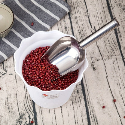 Kitchen Utensils Four-Piece Stainless Steel Scoop Set with 3oz Capacity and 19cm Length for Serving