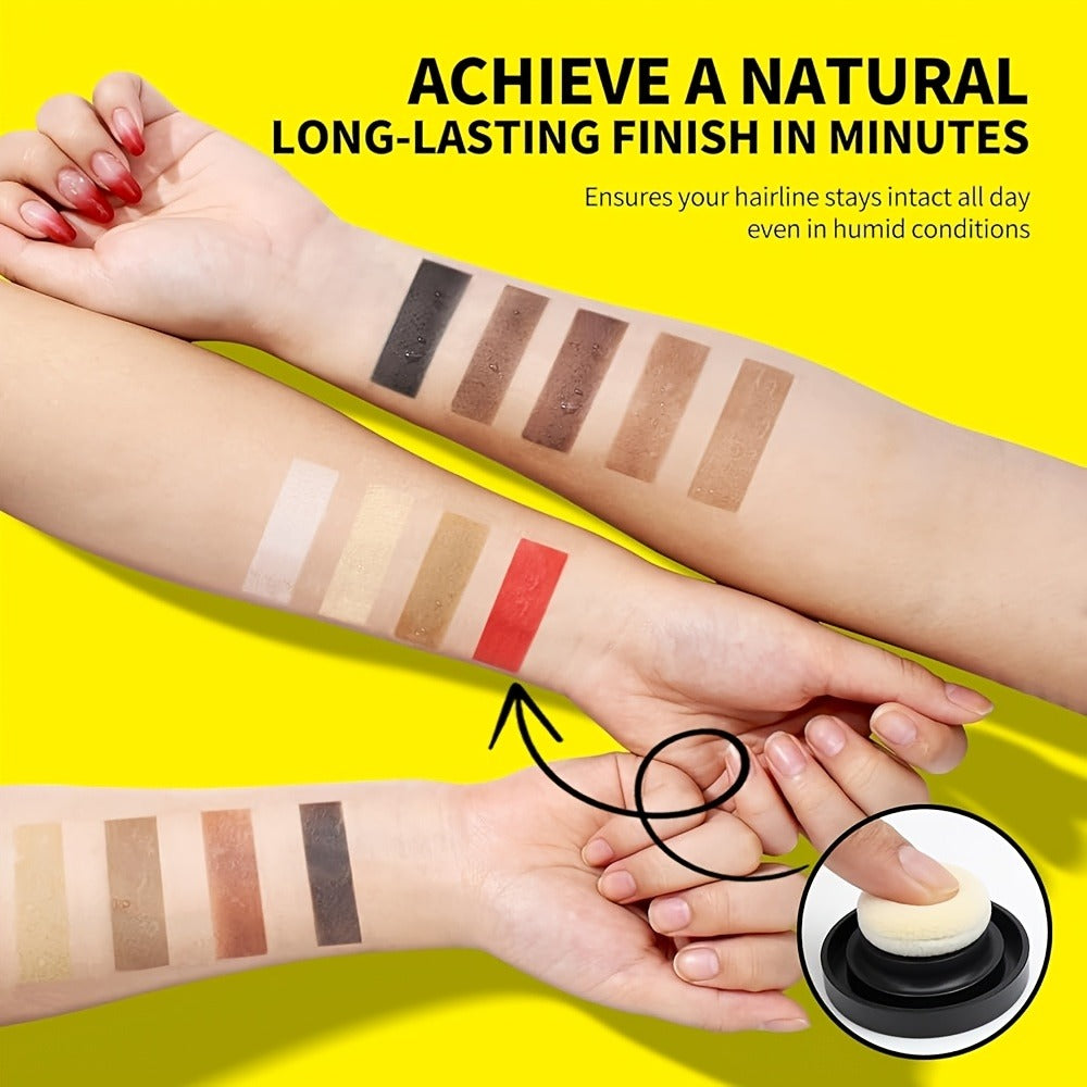 4 g Hairline Concealer Powder with Precision Brush in 19 Source-Labeled Shade Options for Daily Use
