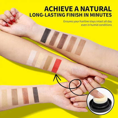 4 g Hairline Concealer Powder with Precision Brush in 19 Source-Labeled Shade Options for Daily Use