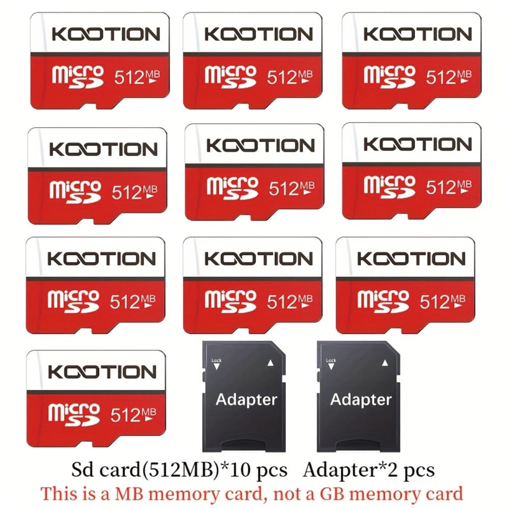 UHS-I C10 90MB/s Micro SD Card Bulk Pack with SD Adapter, TF Memory Card 5 or 10 Pack Full HD 1080P Recording for Smartphone Tablet Laptop Action Camera Dash Cam Drone Game Console – 512MB to 128GB