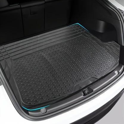 Car Cargo Mat SUV Trunk Mat – All-Weather Waterproof Rear Cargo Liner, Universal Fit for SUV Rear Cargo Area, Heavy Duty Non-Slip Trunk Protector, 1pc Black