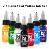 7-color tattoo ink gift box