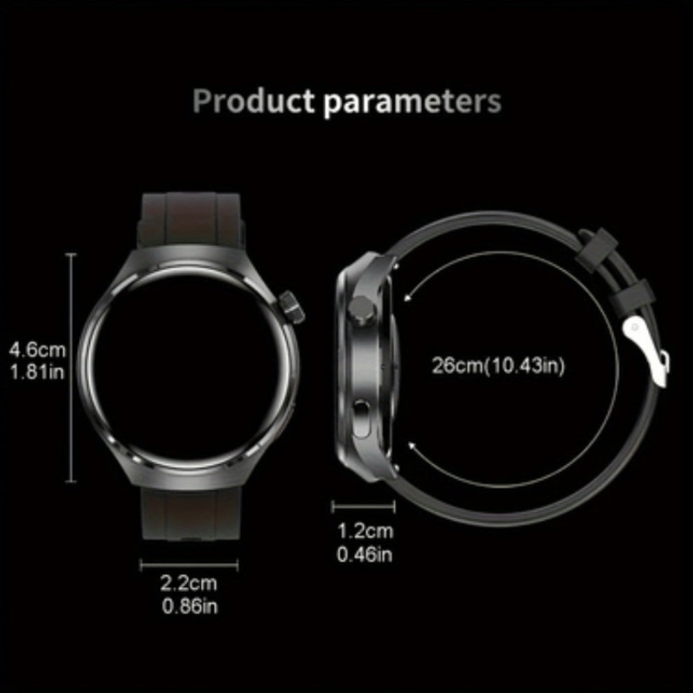 Smartwatch 2.01 Inch Round OLED Screen with 95% Ratio, Music Control and 300mAh Battery in Seven Styles