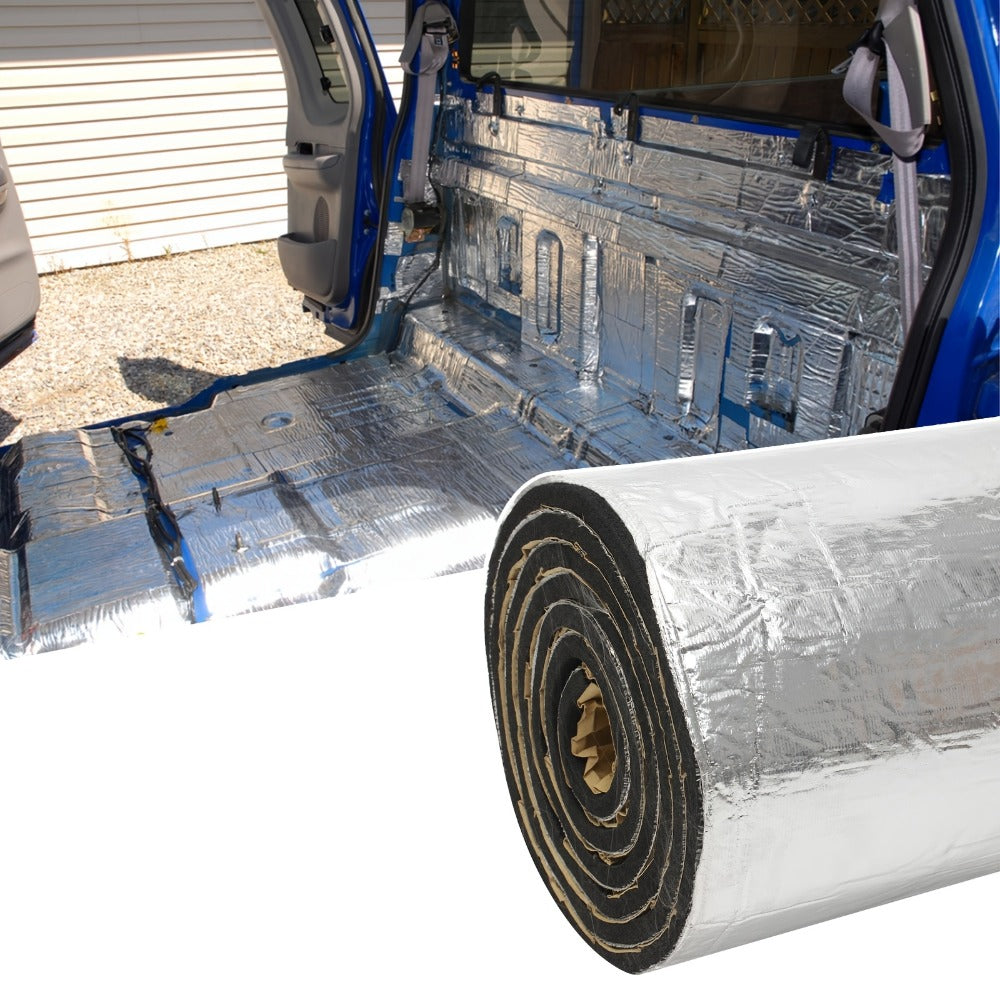 Sound Deadening Mat 60"x40" 275Mil 7mm Self-Adhesive Thermal Insulation – Car Sound Deadener for Hood Door Trunk Floor Firewall Truck Van RV