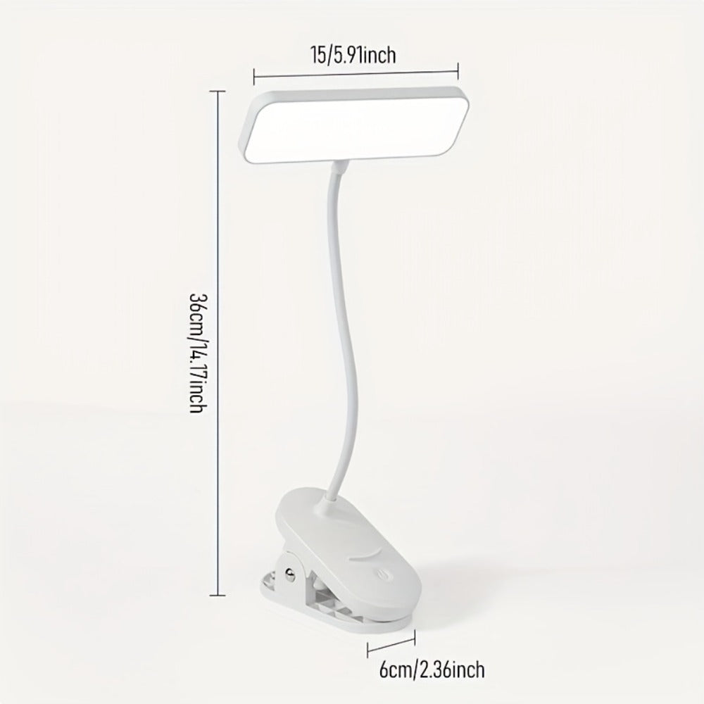 360° Gooseneck LED Desk Lamp with 3 Lighting Modes & 3 Brightness Levels – Dimmable Flexible Neck Study Lamp for Office, Home Office, Reading, Bedroom & Kids Desk