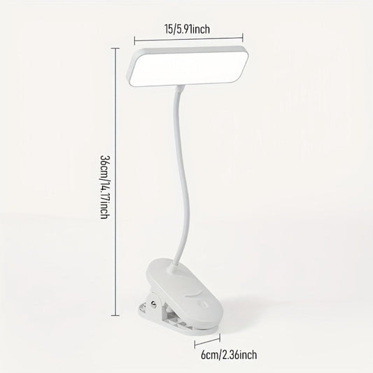 360° Gooseneck LED Desk Lamp with 3 Lighting Modes & 3 Brightness Levels – Dimmable Flexible Neck Study Lamp for Office, Home Office, Reading, Bedroom & Kids Desk