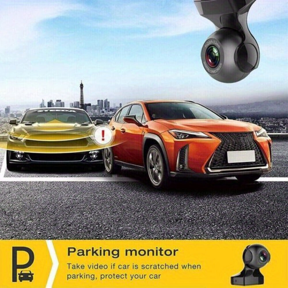 1080P WiFi Dash Cam 170° Wide Angle – HD Car DVR with G-Sensor, Loop Recording, Night Vision, Smartphone App View, Compact Windshield Camera for Cars & Trucks