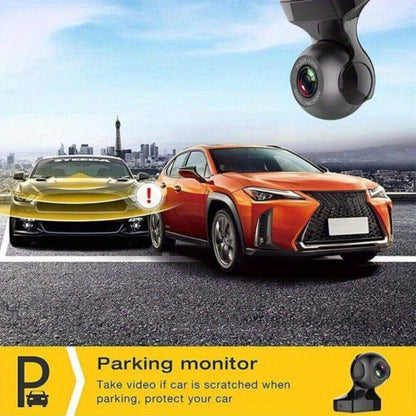 1080P WiFi Dash Cam 170° Wide Angle – HD Car DVR with G-Sensor, Loop Recording, Night Vision, Smartphone App View, Compact Windshield Camera for Cars & Trucks