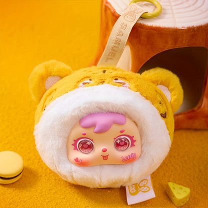 Cute Plush Animal Doll with Big Eyes – Samuel Small Animal Series Stuffed Furry Toy Random Style Soft Huggable Home Decor Desk Ornament Gift for Kids Teens Adults Birthday Valentine Easter Christmas