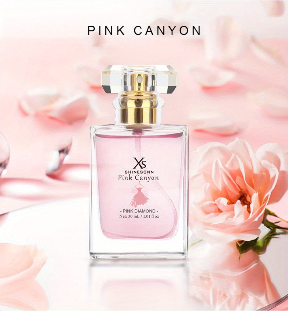 Women's Perfume Pink Canyon Eau de Parfum 1 oz with Pomegranate, Peony and Warm Amber Notes