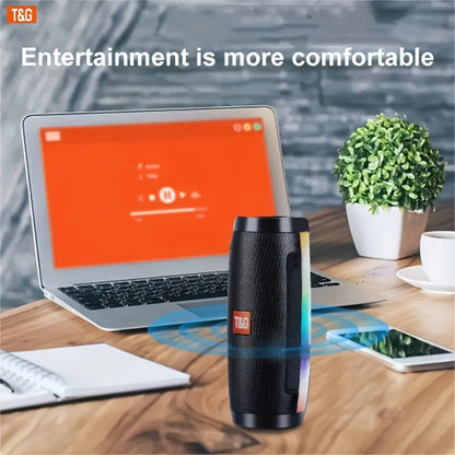Portable Bluetooth Speaker TG157 with Bluetooth 5.0, Dual 10W Drivers, 1200mAh and 3-5 Hours Playback