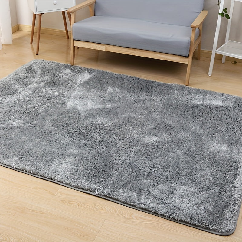 Area Rug Fluffy 900 g/m² Polyester Shag in Six Colors and Four Sizes for Bedroom or Living Room