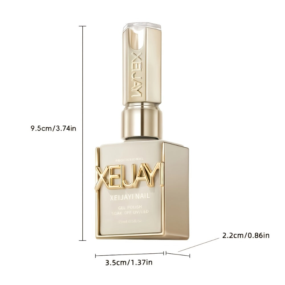 Gel Nail Polish 6-Piece 15ml Jelly Set with Glass Finish in Shades M14, M16, M17, M18, M19 and M20