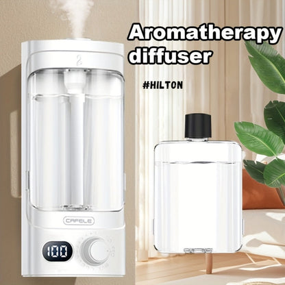 300ml Rechargeable Essential Oil Diffuser with Numeric Display, 100-Level Control Label and One Oil Bottle