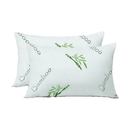 Pillow Set for Beds in Standard, Queen or King Size with Gusseted Edges and 2- or 4-Piece Options