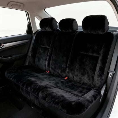 Car Seat Covers 5-Seat Plush Full-Wrap Set with Front and Rear Coverage in Seven Color Options