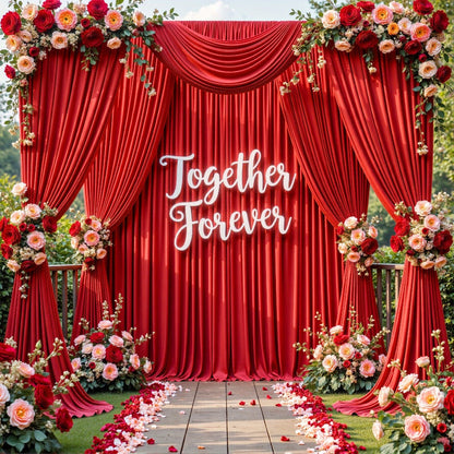 Two-Piece Photography Backdrop Curtain Set, 59 x 118 Inches per Panel, with Rod Pockets and Color Options