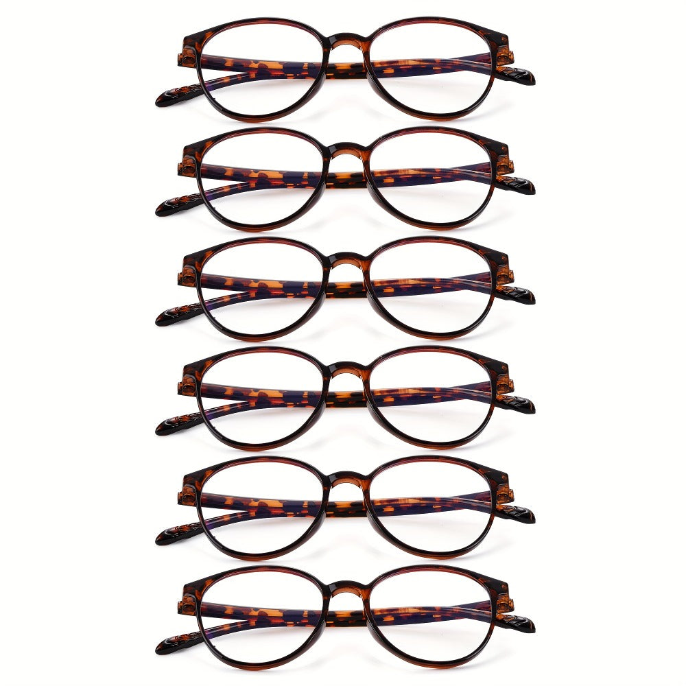 Reading Glasses – Three-Pair Rimless Metal Blue-Light Readers in Multiple Colors and Strengths