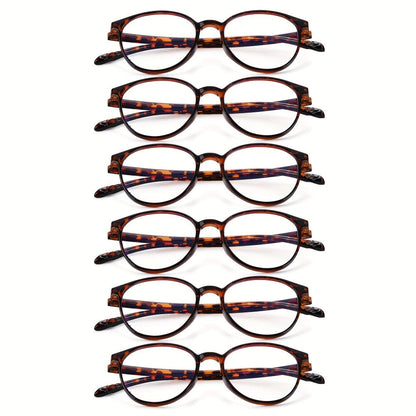 Reading Glasses – Three-Pair Rimless Metal Blue-Light Readers in Multiple Colors and Strengths