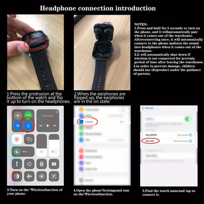 Smart Watch and TWS Earbuds Combo with Integrated Charging Case and Ten Metal Strap Selections