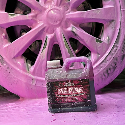 Pink Snow Foam Car Wash Soap Concentrated 1L – High-Foam Pre-Wash Shampoo, pH12 Strong Formula, Touchless Pressure Washer Foam Gun Compatible, for Cars, Trucks, SUVs, Motorcycles & RVs