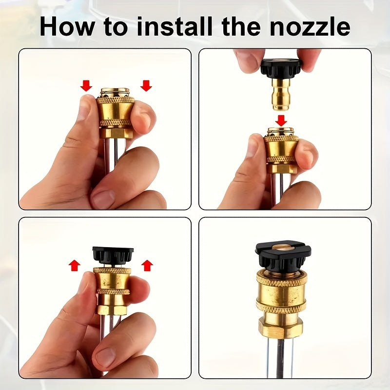 Pressure Washer Wand | Garden Hose Car Patio Yard Cleaning Nozzles