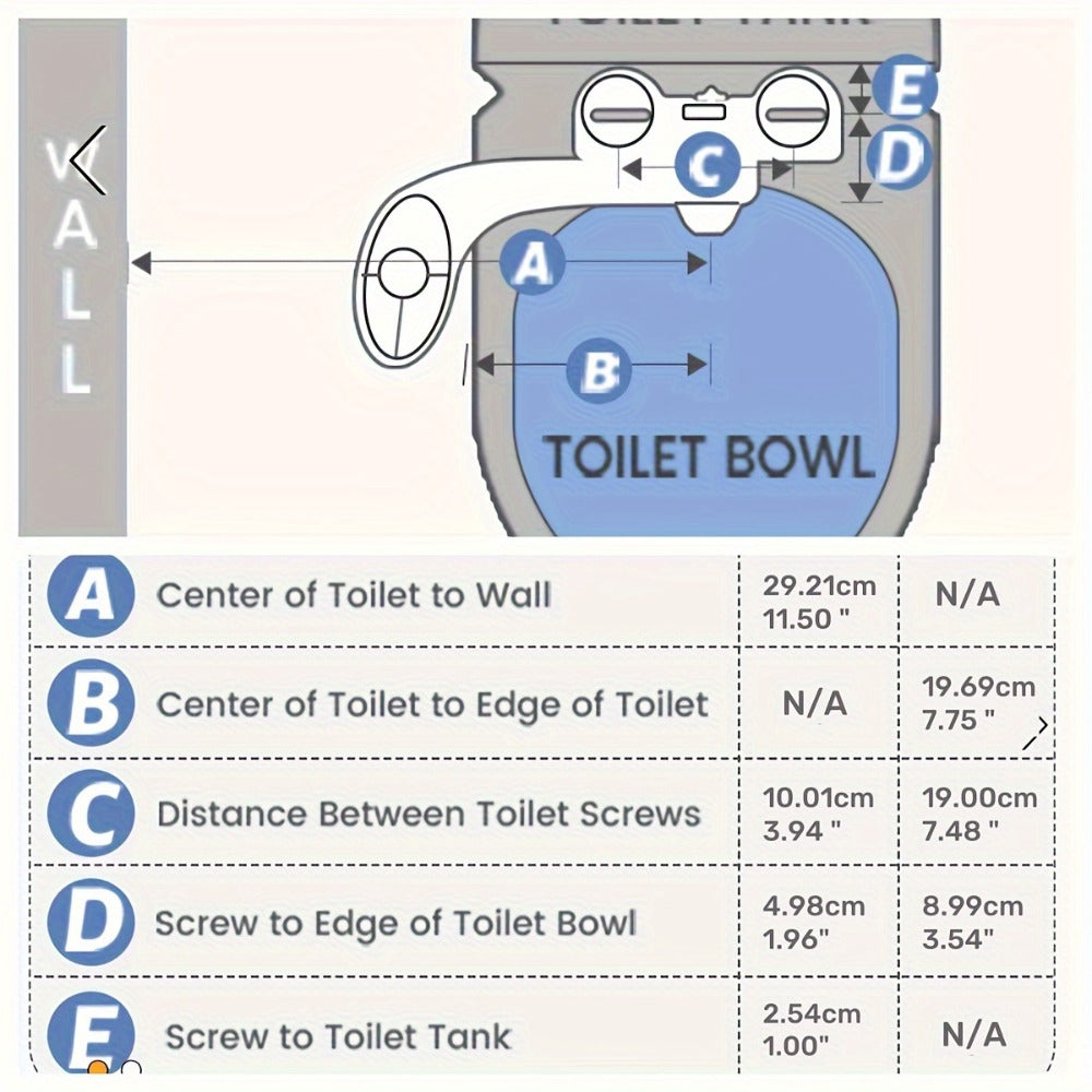 Ultra-Slim Non-Electric Bidet Attachment with Dual Retractable Nozzles and Seven Model Options