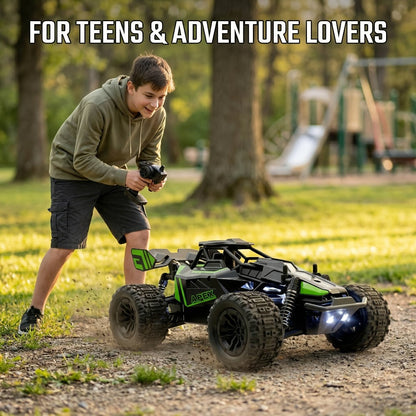 Remote Control Car, 1:20 Scale 4WD Monster Truck with Fast & Furious Green, Speed Yellow or Raffa Red Styles