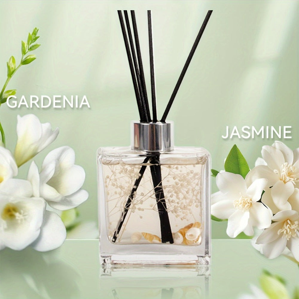 Reed Diffuser Set 4oz - Aromatherapy Home Fragrance Sticks with Essential Oil Scents, Air Freshener for Bedroom