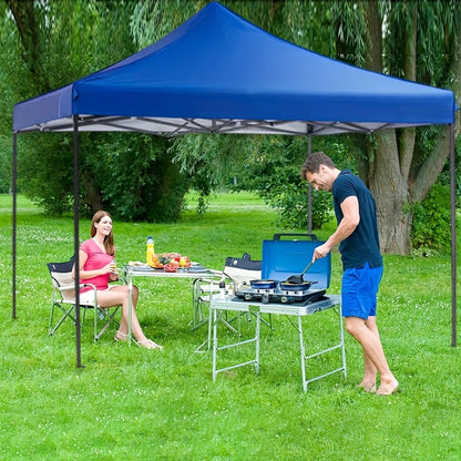 Sun Shelter 10x10 FT Pop Up Canopy Camping Party Tent 100 Sq Ft