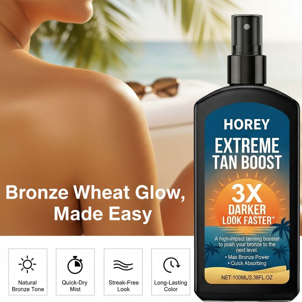 Black Pump Self-Tanning Spray 100ml with Coconut Oil and Avocado Extract Labeling for Body Application