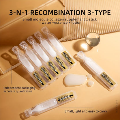 Face Serum Mercilen Plant Squalane and Collagen Type III Ampoule Box with 1.52oz Listed Quantity