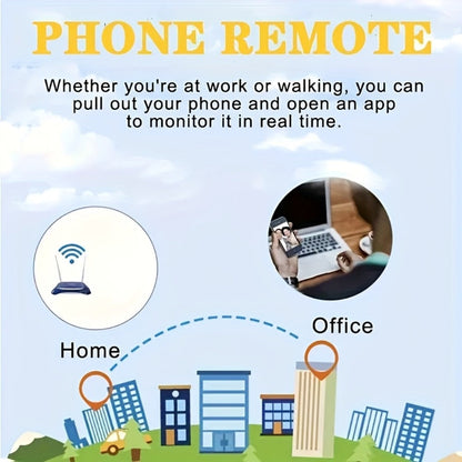 Indoor Security Camera 4-Pack with 1296P Video, Dual-Band WiFi, 360° Rotation and Two-Way Audio